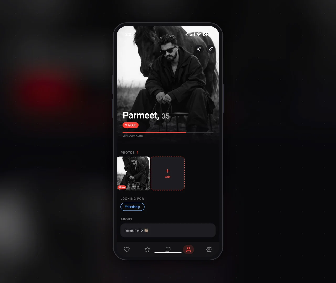 Datingo app screen 3