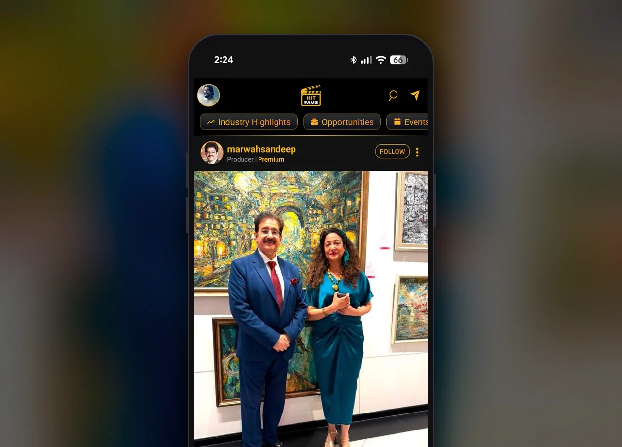 Hitfame app screen 2